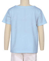 Relaxed Short Sleeve Boat Neck T-shirt