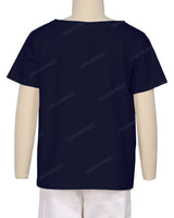 Relaxed Short Sleeve Boat Neck T-shirt