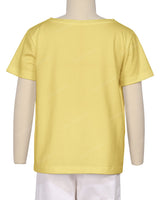 Relaxed Short Sleeve Boat Neck T-shirt