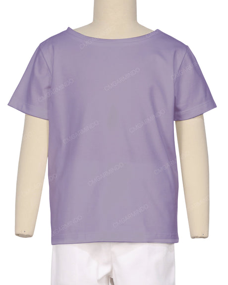 Relaxed Short Sleeve Boat Neck T-shirt