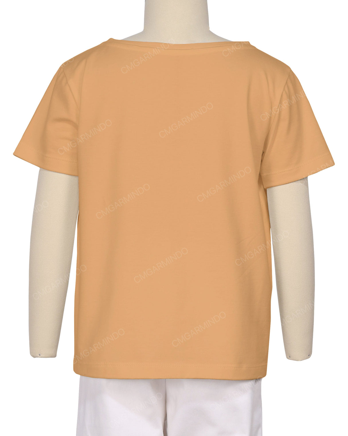 Relaxed Short Sleeve Boat Neck T-shirt