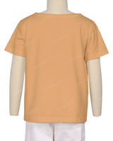 Relaxed Short Sleeve Boat Neck T-shirt