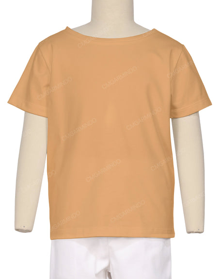 Relaxed Short Sleeve Boat Neck T-shirt
