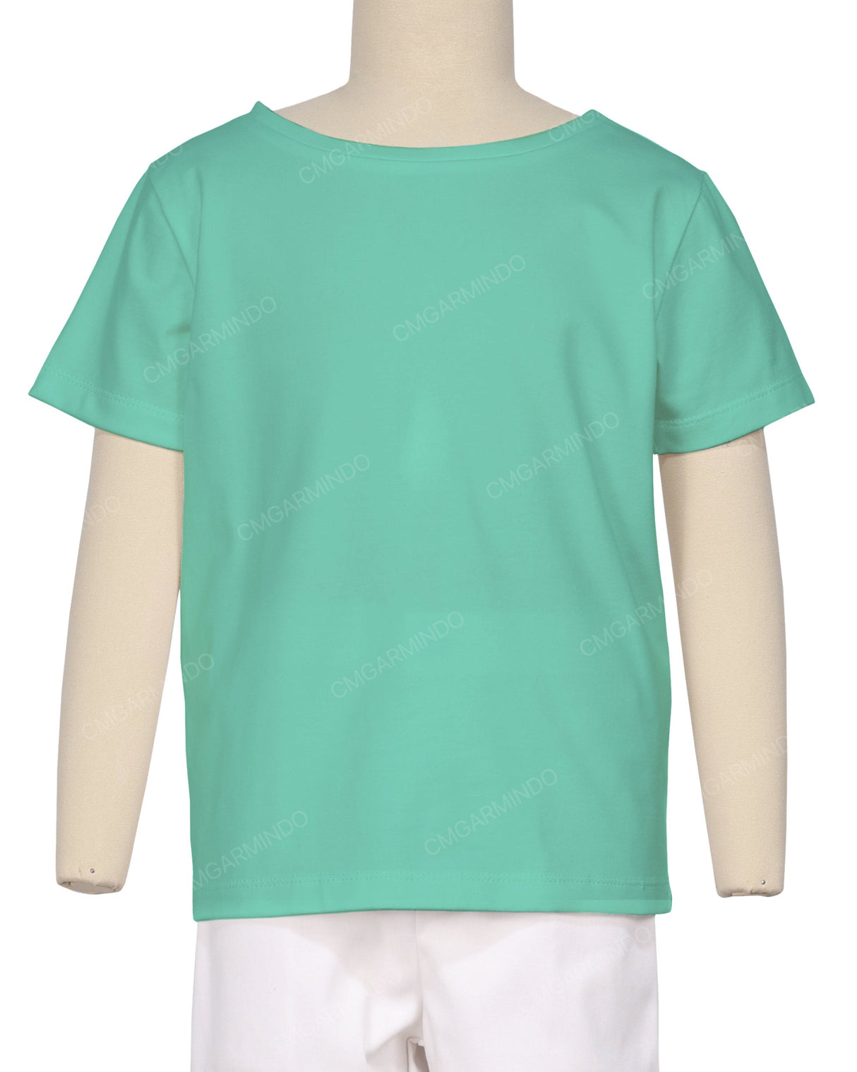 Relaxed Short Sleeve Boat Neck T-shirt