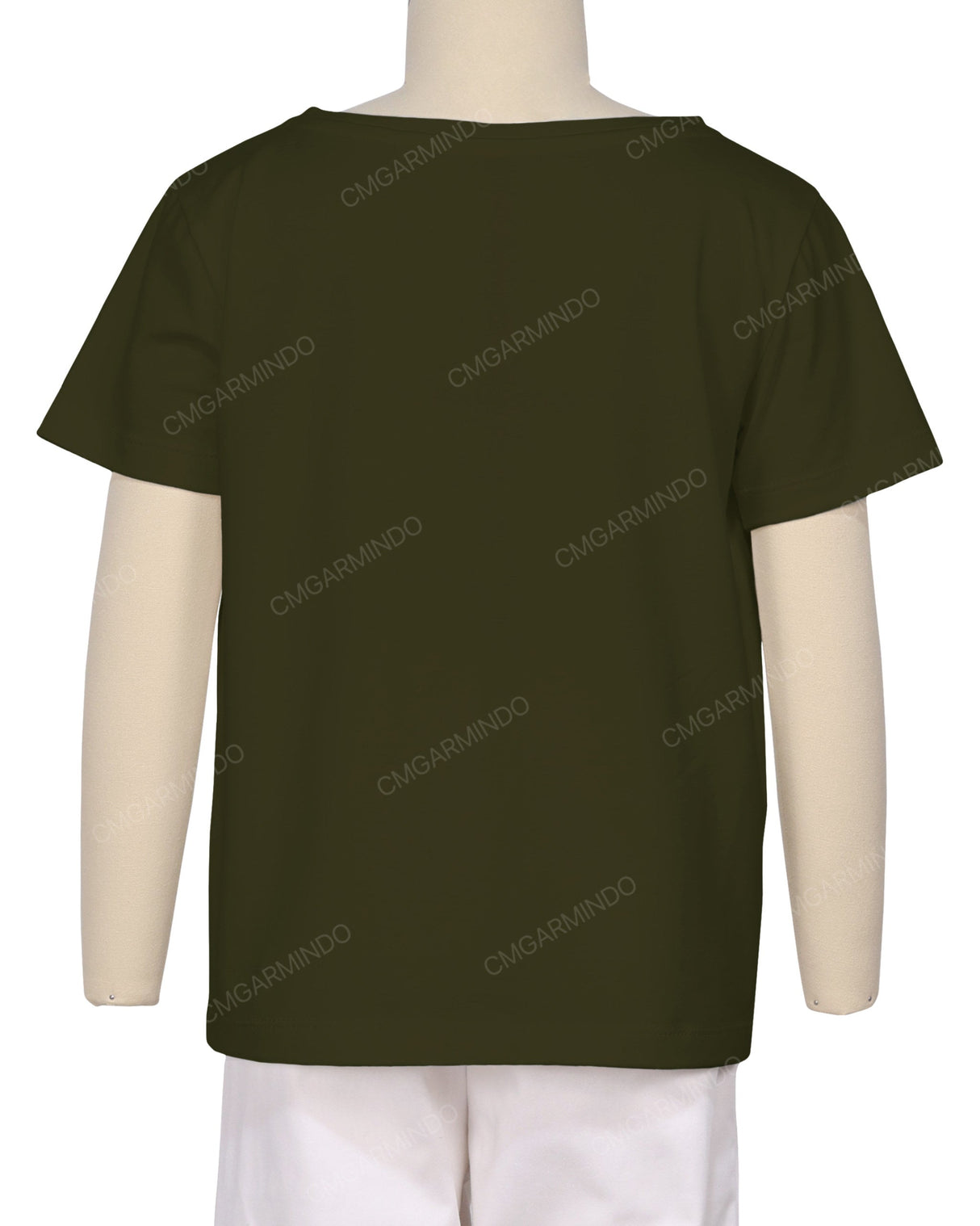 Relaxed Short Sleeve Boat Neck T-shirt