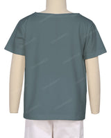 Relaxed Short Sleeve Boat Neck T-shirt