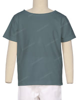 Relaxed Short Sleeve Boat Neck T-shirt