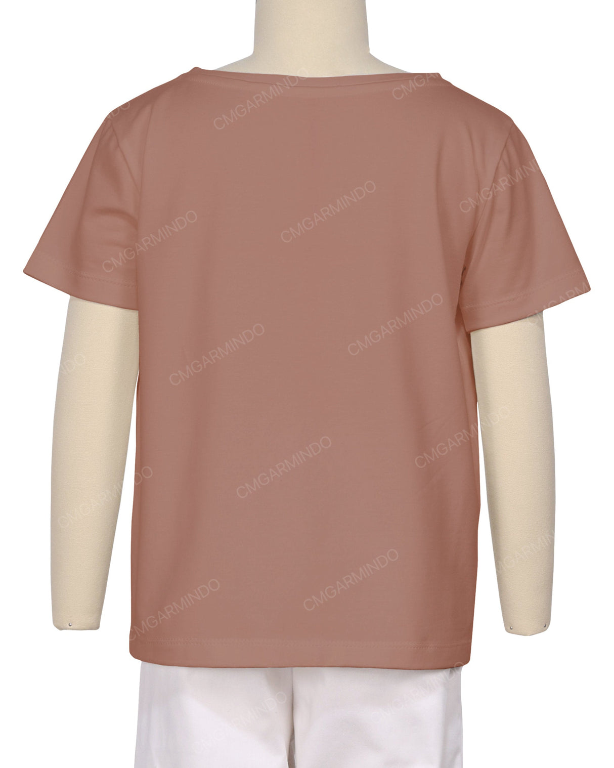 Relaxed Short Sleeve Boat Neck T-shirt