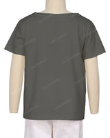 Relaxed Short Sleeve Boat Neck T-shirt