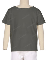 Relaxed Short Sleeve Boat Neck T-shirt