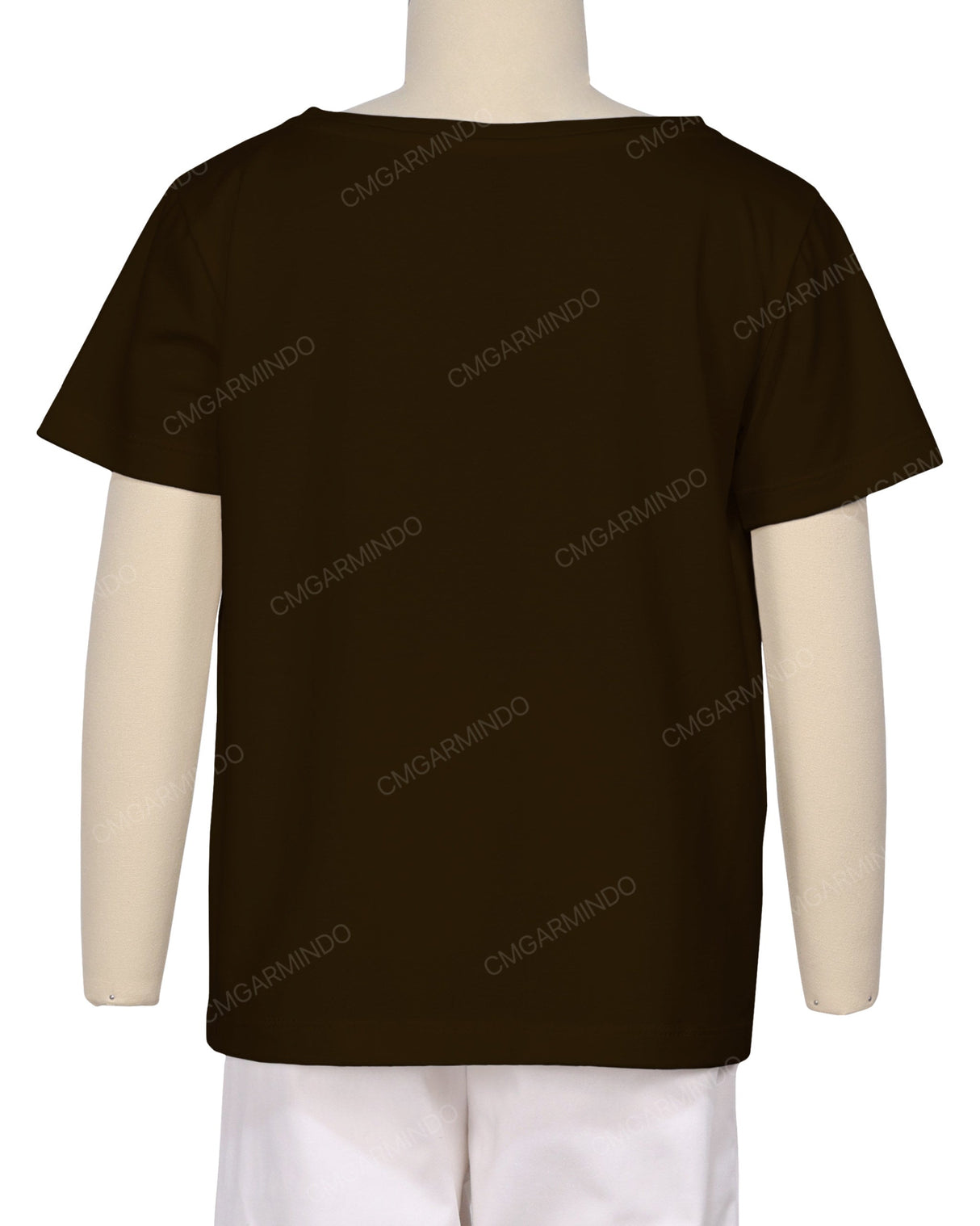 Relaxed Short Sleeve Boat Neck T-shirt