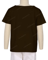 Relaxed Short Sleeve Boat Neck T-shirt