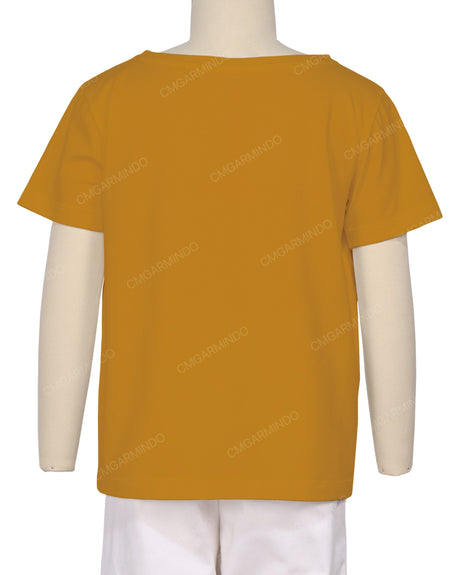 Relaxed Short Sleeve Boat Neck T-shirt