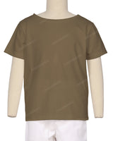 Relaxed Short Sleeve Boat Neck T-shirt