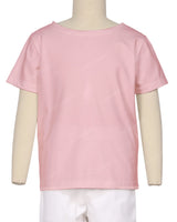 Relaxed Short Sleeve Boat Neck T-shirt