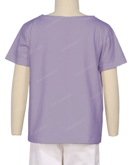 Relaxed Short Sleeve Boat Neck T-shirt