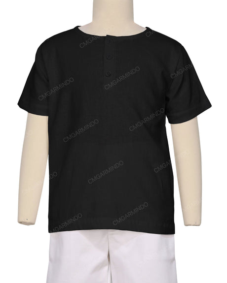 Short Sleeve Henley Shirt