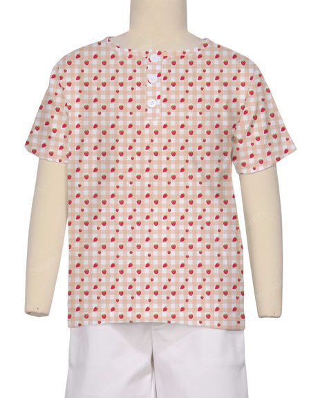 Short Sleeve Henley Shirt