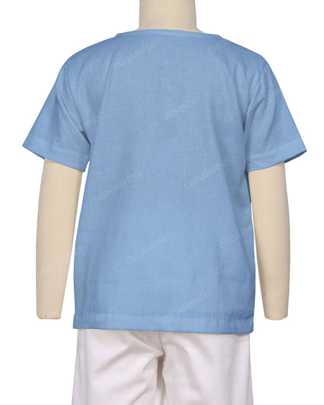 Short Sleeve Henley Shirt