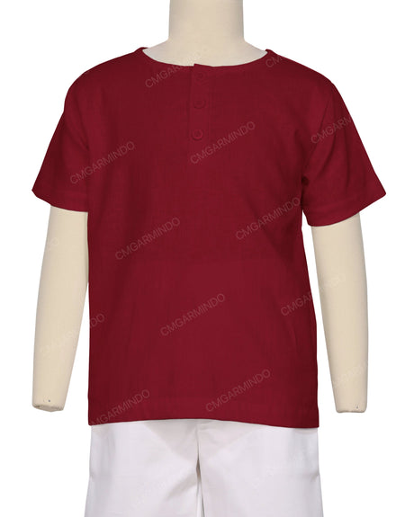 Short Sleeve Henley Shirt