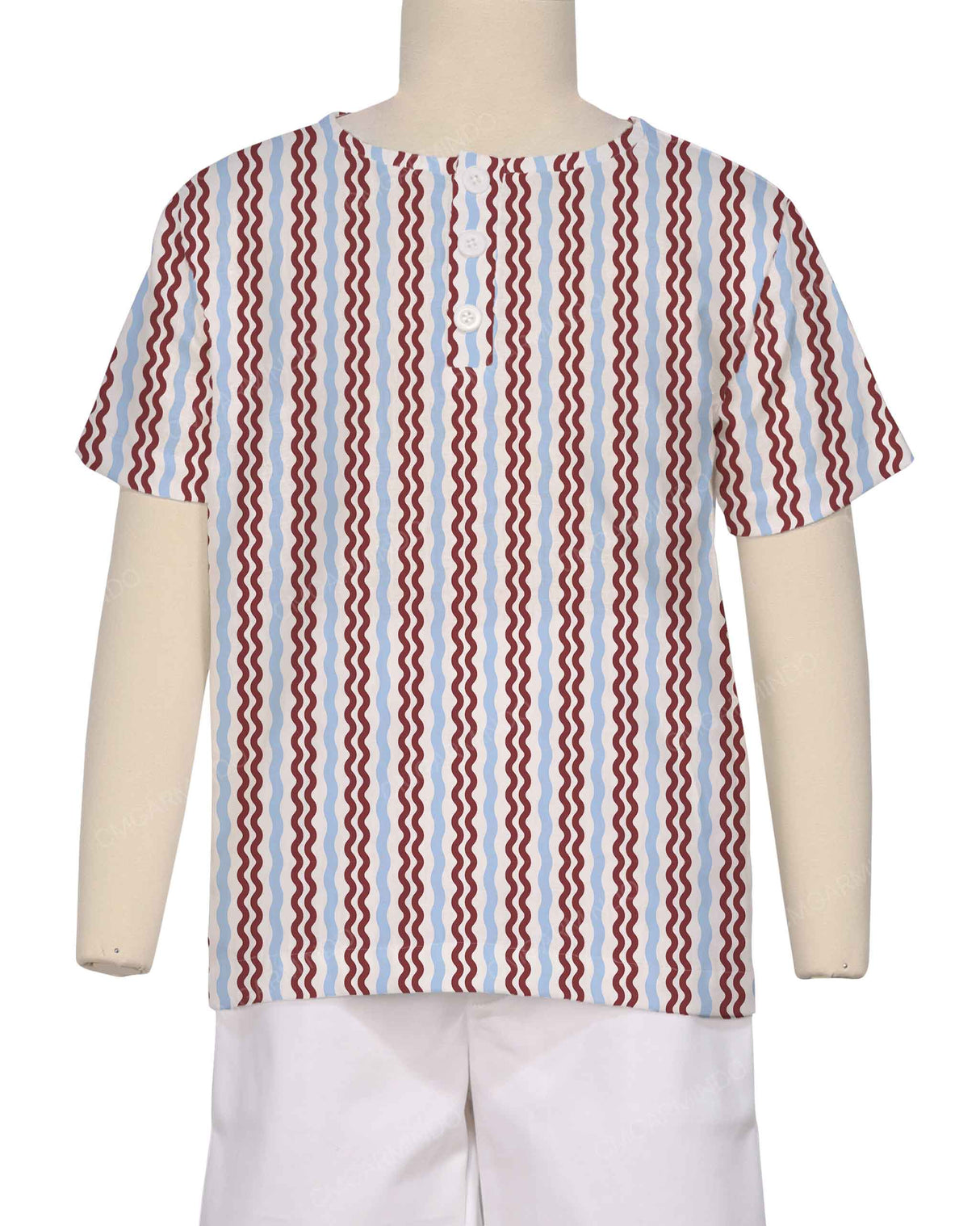 Short Sleeve Henley Shirt