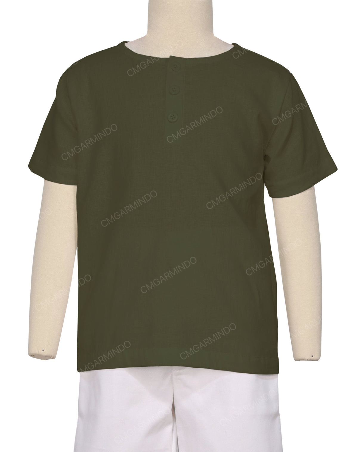 Short Sleeve Henley Shirt