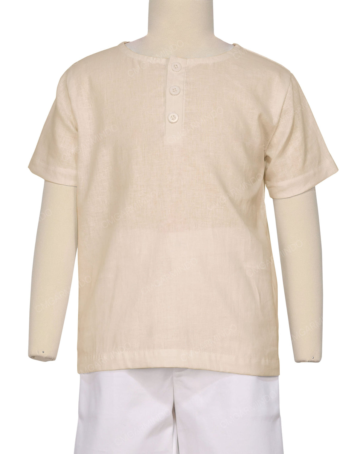 Short Sleeve Henley Shirt