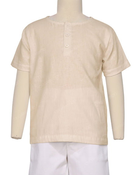 Short Sleeve Henley Shirt