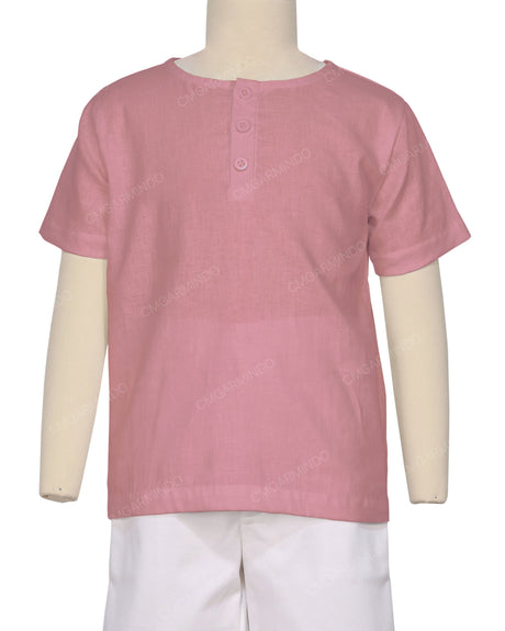 Short Sleeve Henley Shirt