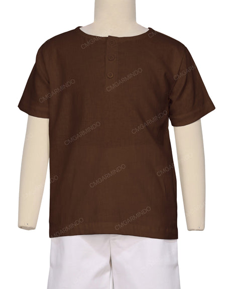 Short Sleeve Henley Shirt
