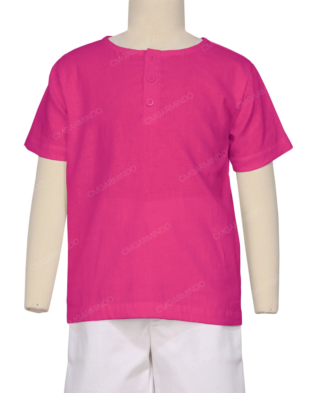 Short Sleeve Henley Shirt