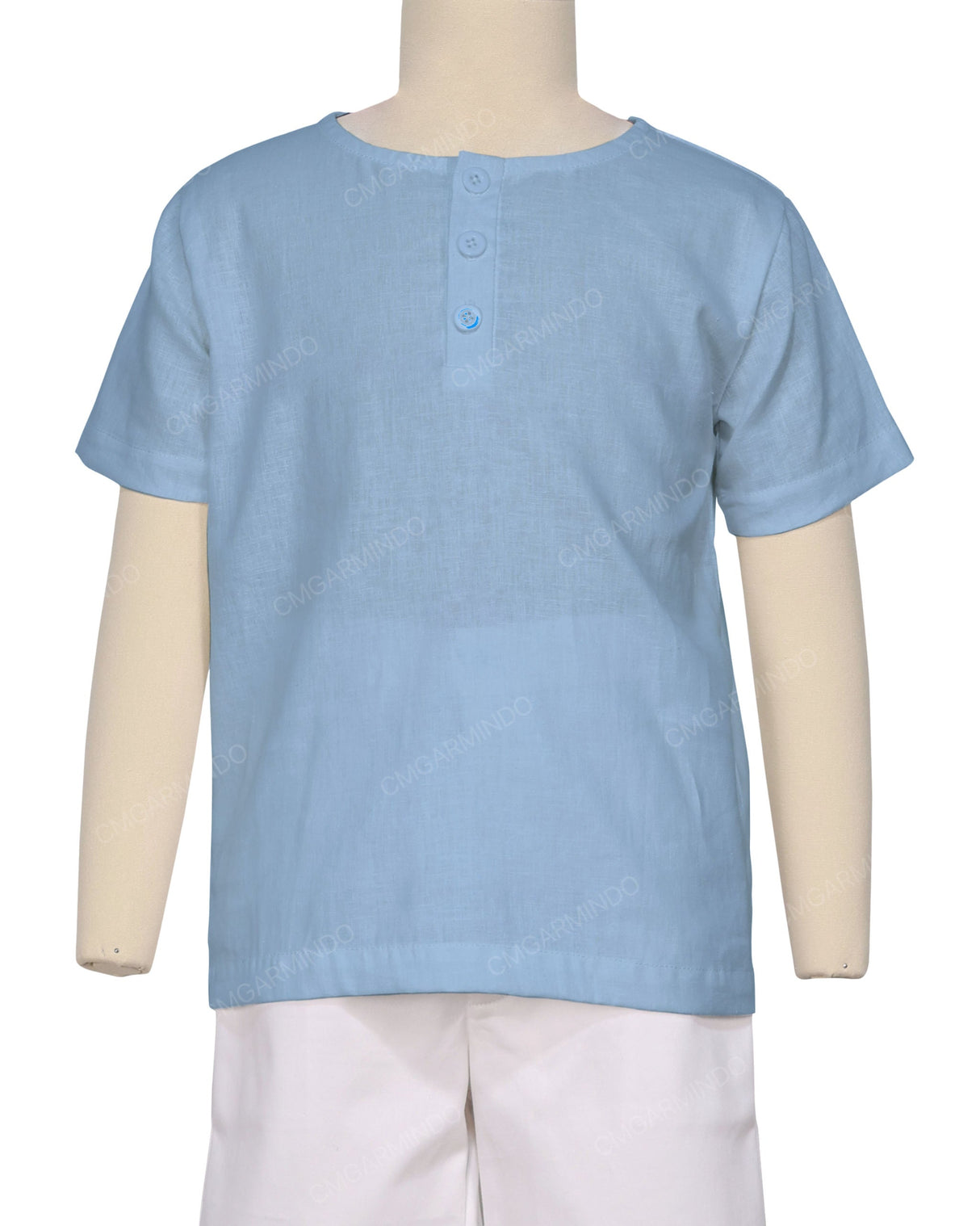 Short Sleeve Henley Shirt