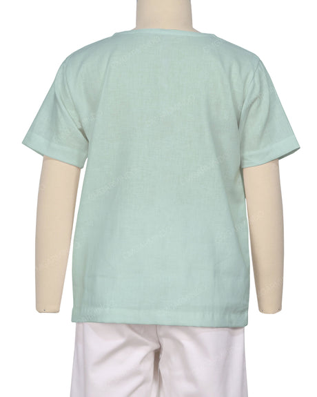 Short Sleeve Henley Shirt