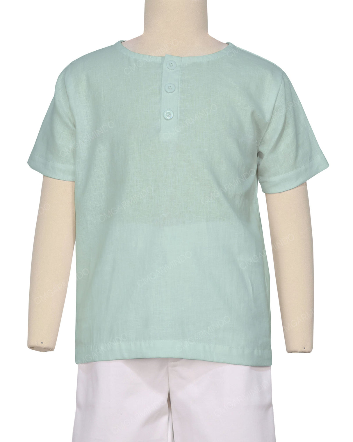 Short Sleeve Henley Shirt