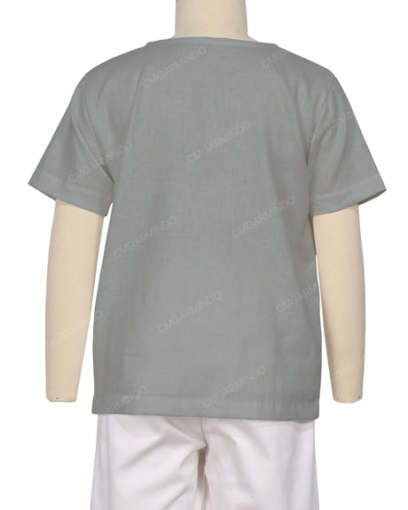 Short Sleeve Henley Shirt