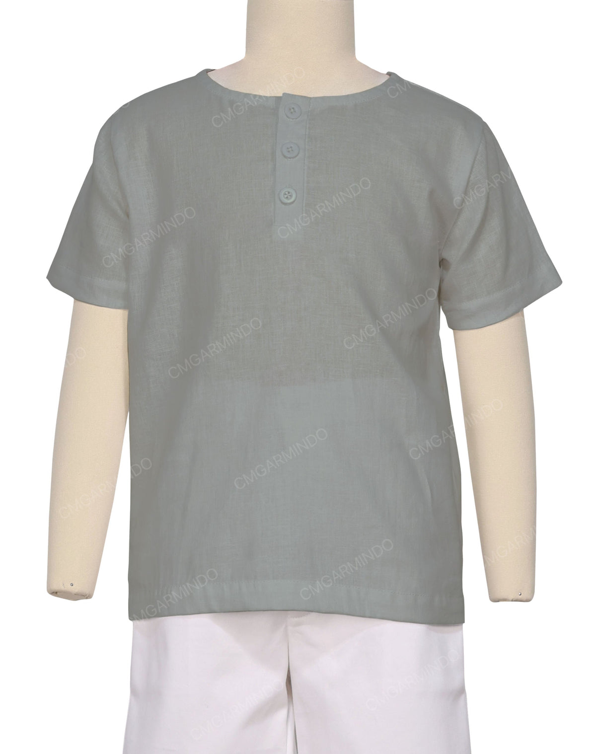 Short Sleeve Henley Shirt