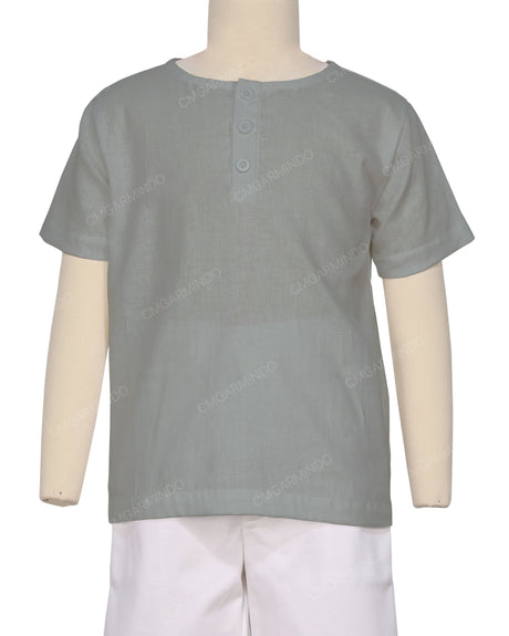Short Sleeve Henley Shirt