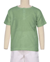 Short Sleeve Henley Shirt