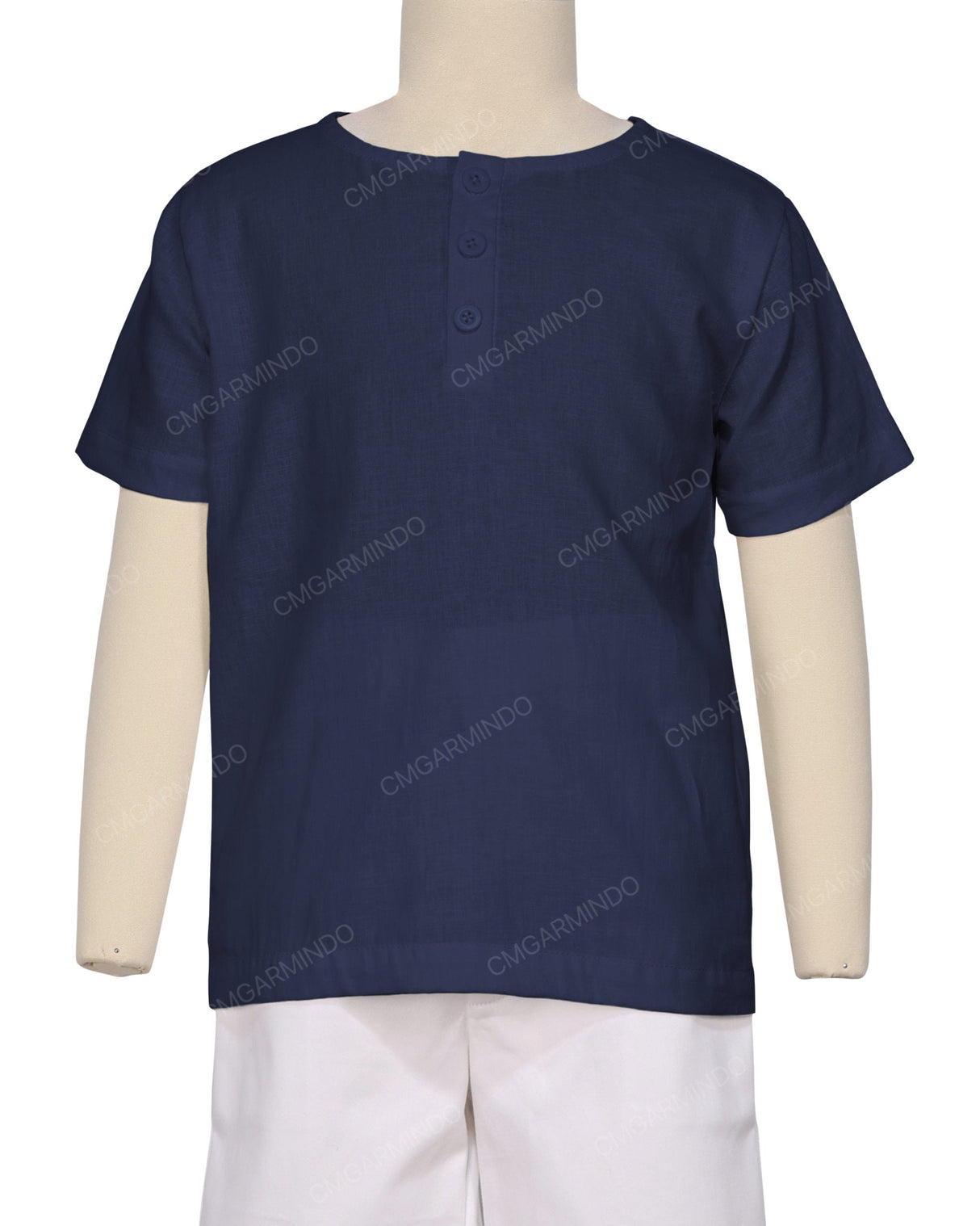 Short Sleeve Henley Shirt