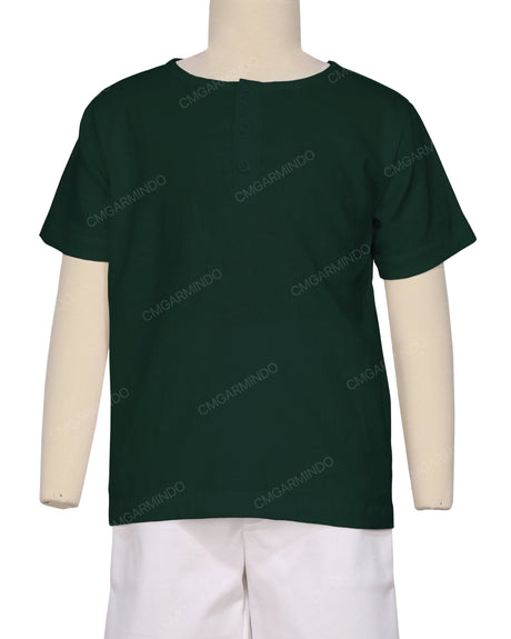 Short Sleeve Henley Shirt