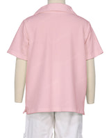Oversized Short Sleeve Polo T-Shirt