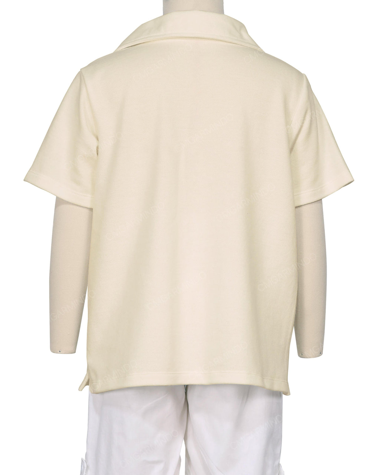 Oversized Short Sleeve Polo T-Shirt