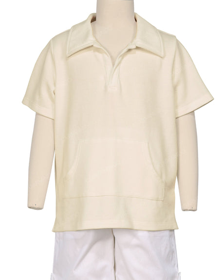 Oversized Short Sleeve Polo T-Shirt