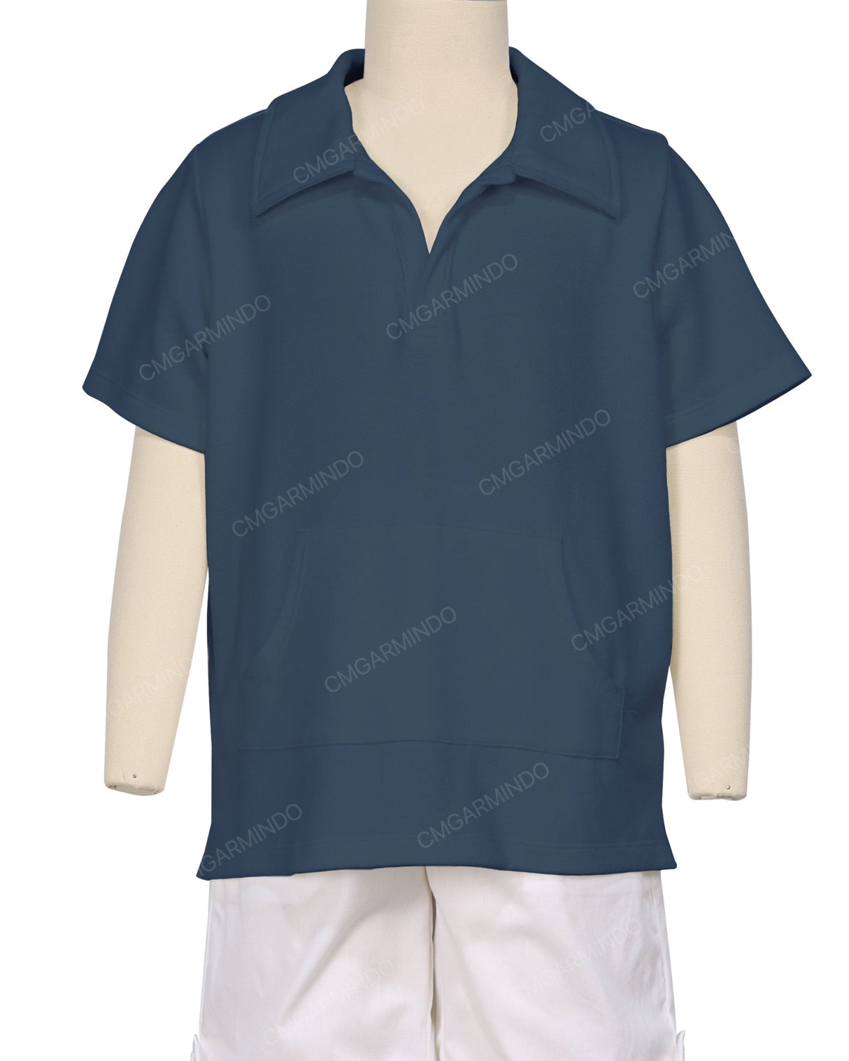 Oversized Short Sleeve Polo T-Shirt