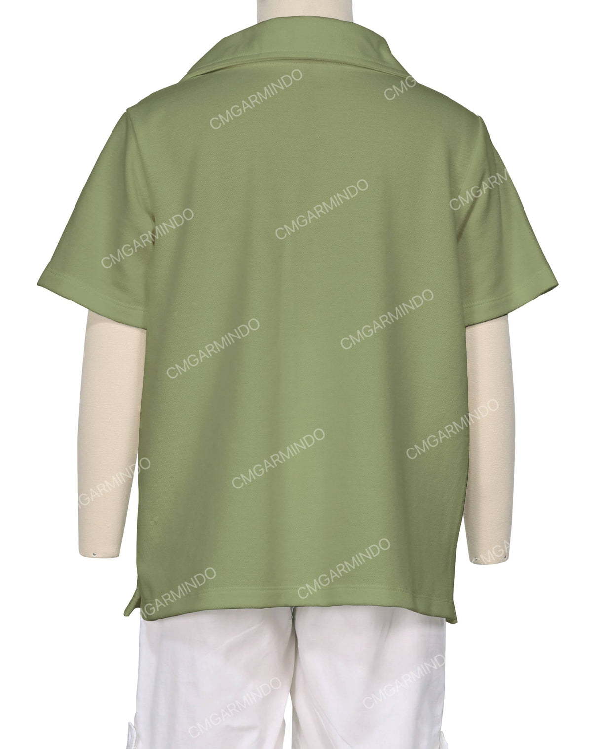 Oversized Short Sleeve Polo T-Shirt