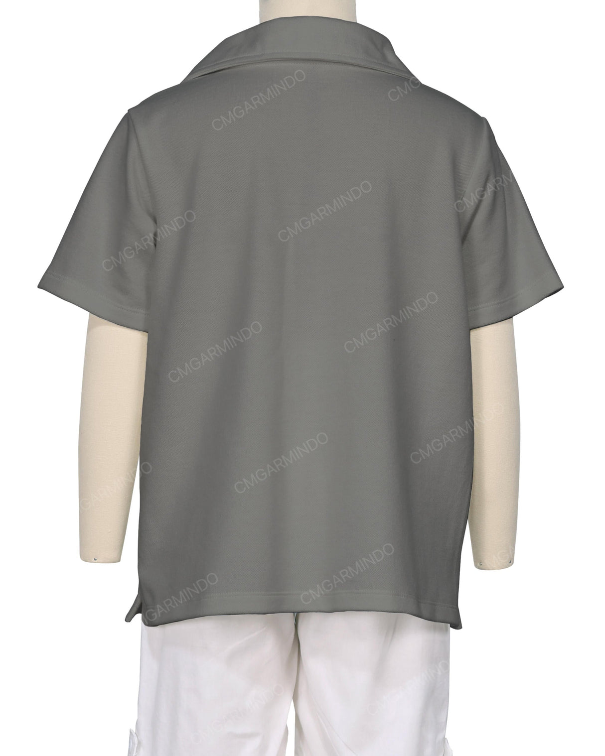 Oversized Short Sleeve Polo T-Shirt