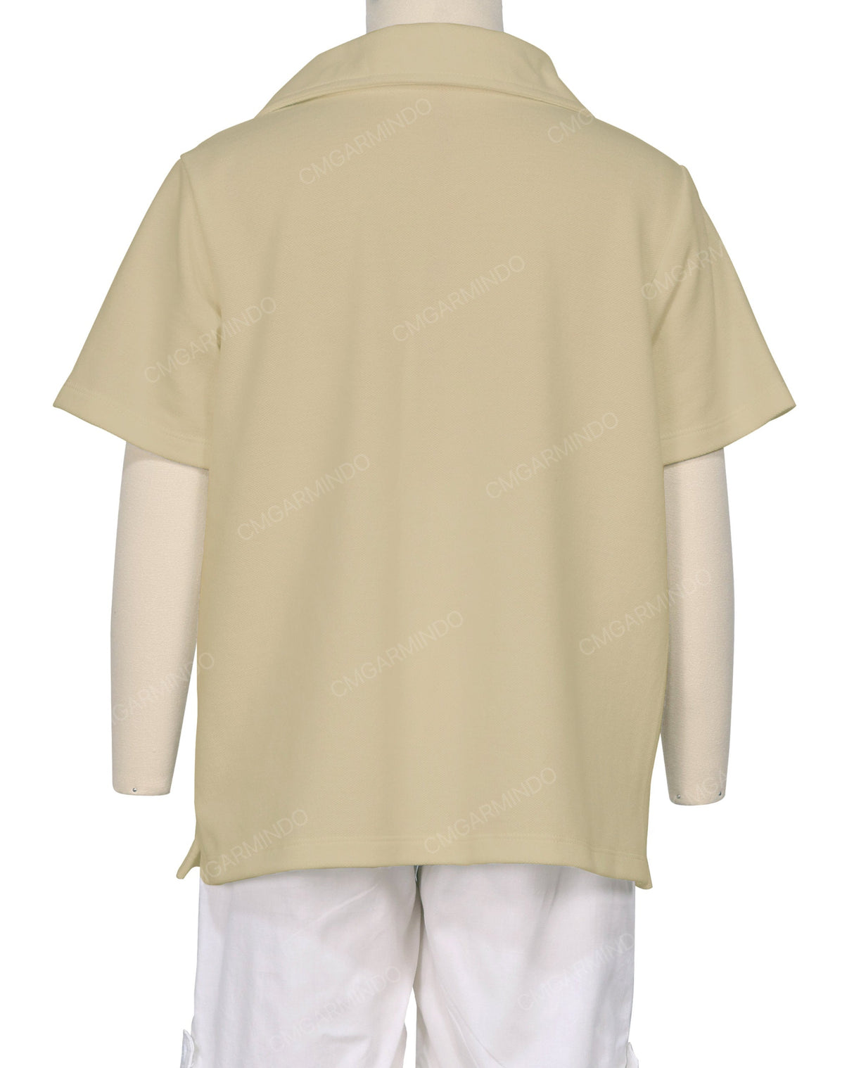 Oversized Short Sleeve Polo T-Shirt