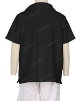 Oversized Short Sleeve Polo T-Shirt