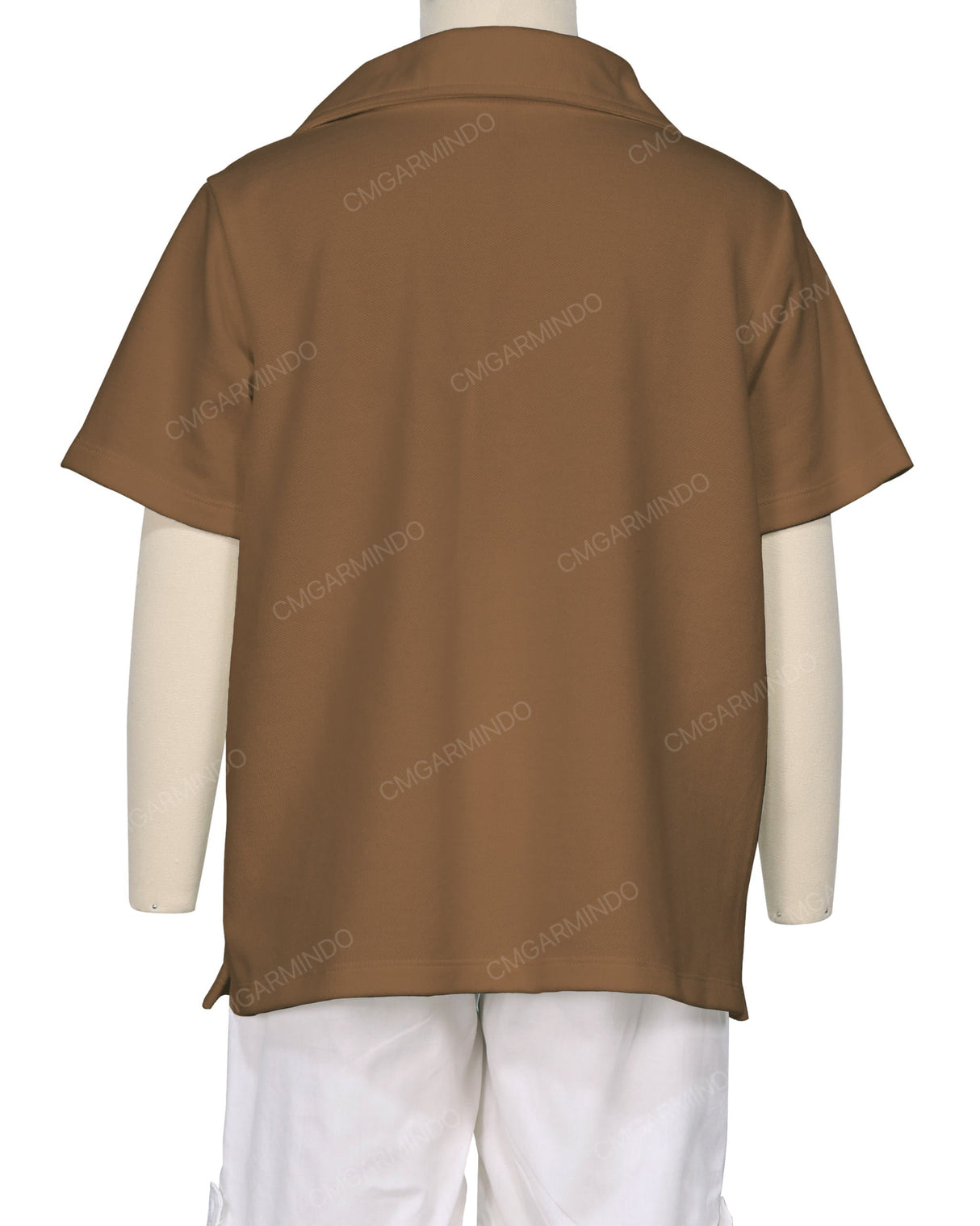 Oversized Short Sleeve Polo T-Shirt