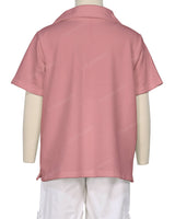 Oversized Short Sleeve Polo T-Shirt
